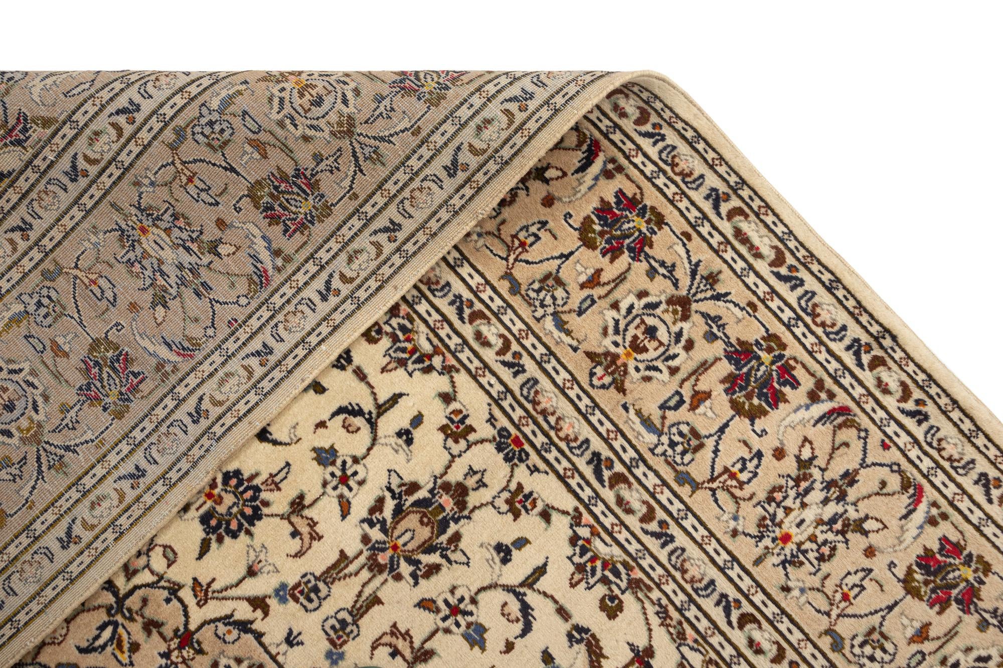 6' 6 x 9' 7 Kashan Wool Rug