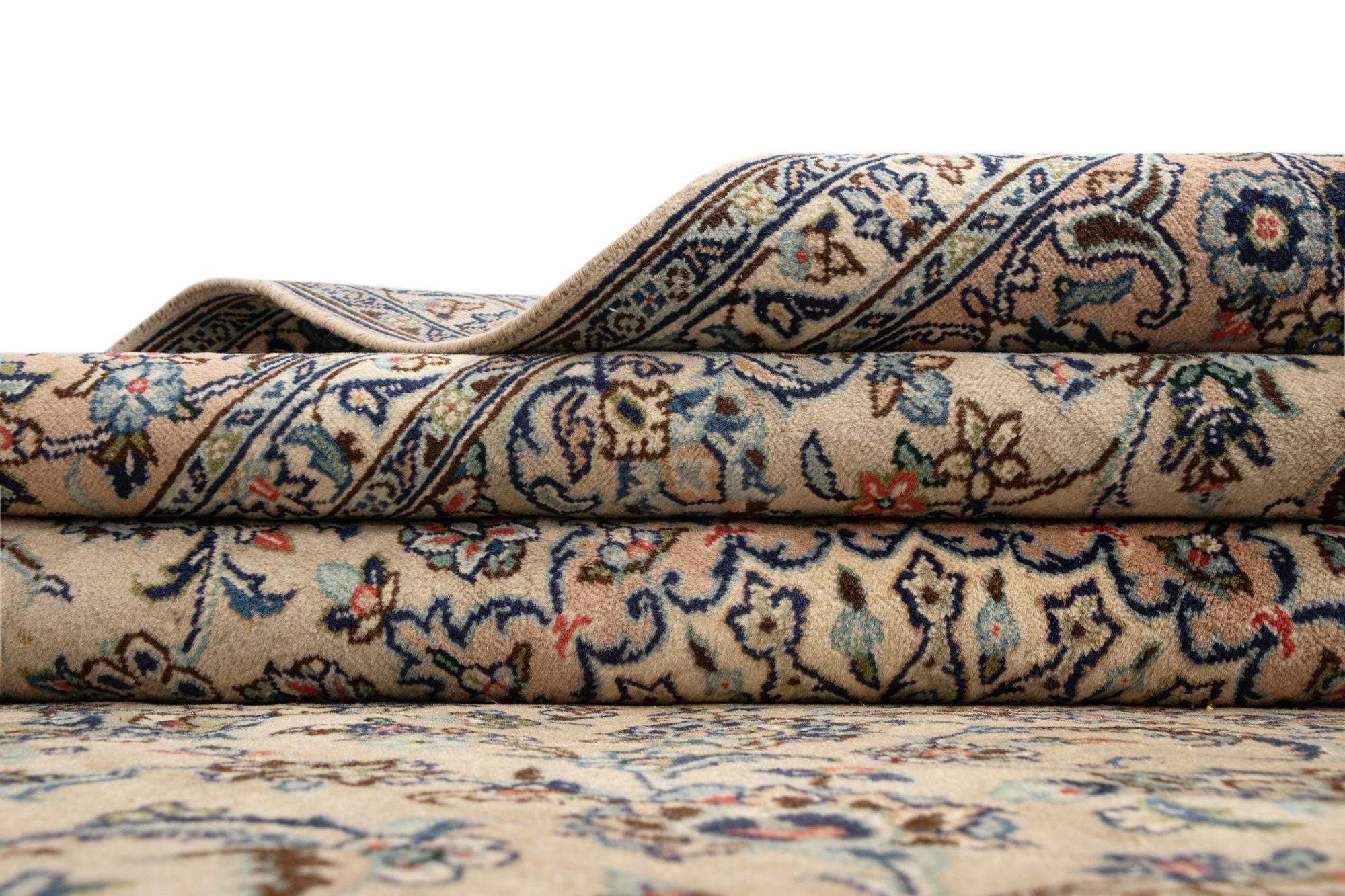 6' 5 x 9' 9 Kashan Wool Rug