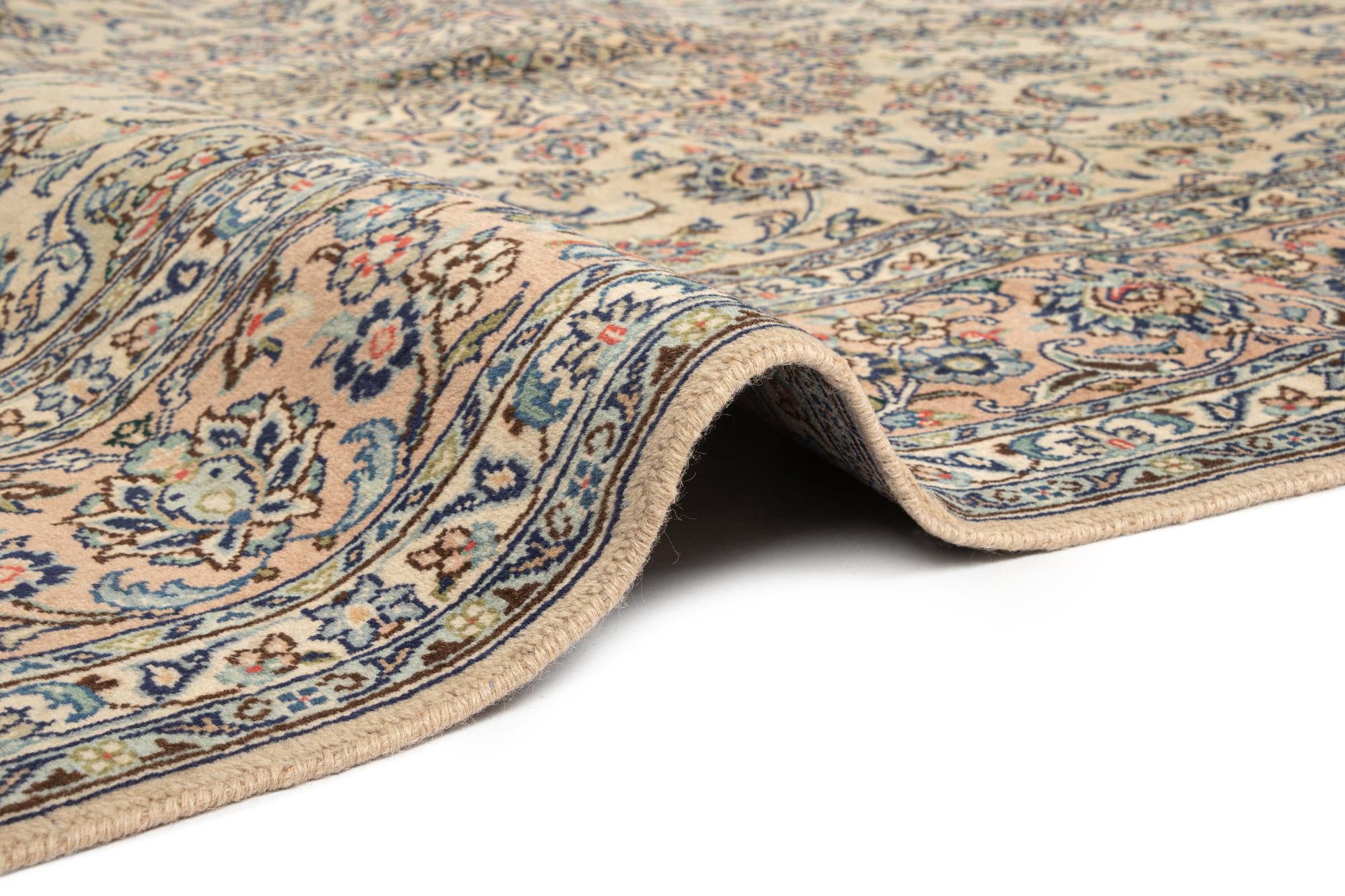 6' 5 x 9' 9 Kashan Wool Rug