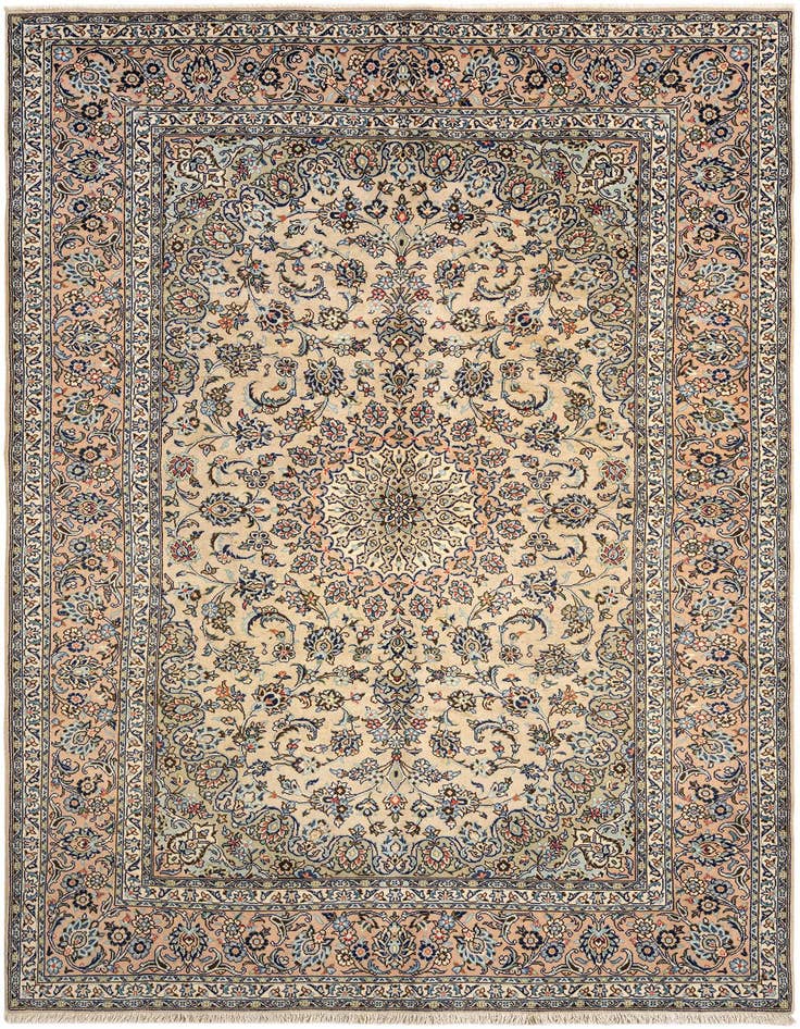 Detail image of 6' 5 x 9' 9 Kashan Wool Rug