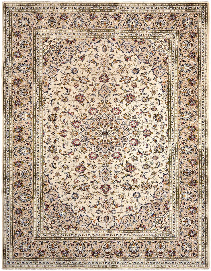 Detail image of 6' 5 x 9' 11 Kashan Wool Rug