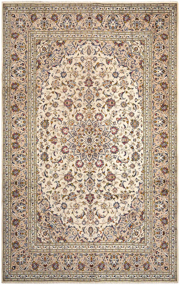 Detail image of 6' 5 x 9' 11 Kashan Wool Rug