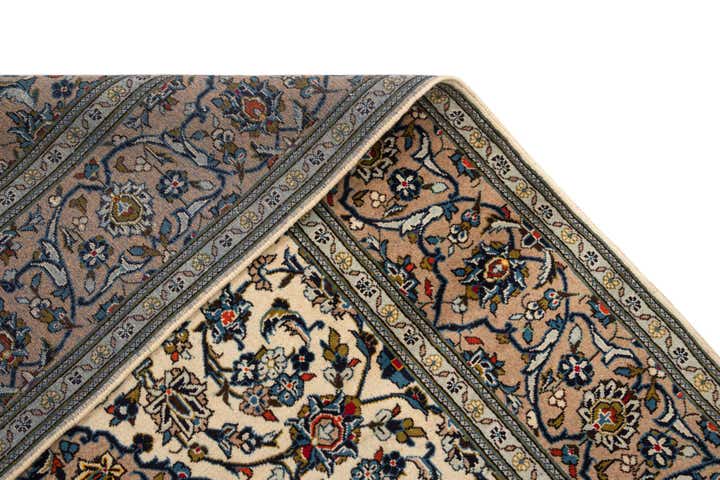 6' 8 x 10' Kashan Wool Rug