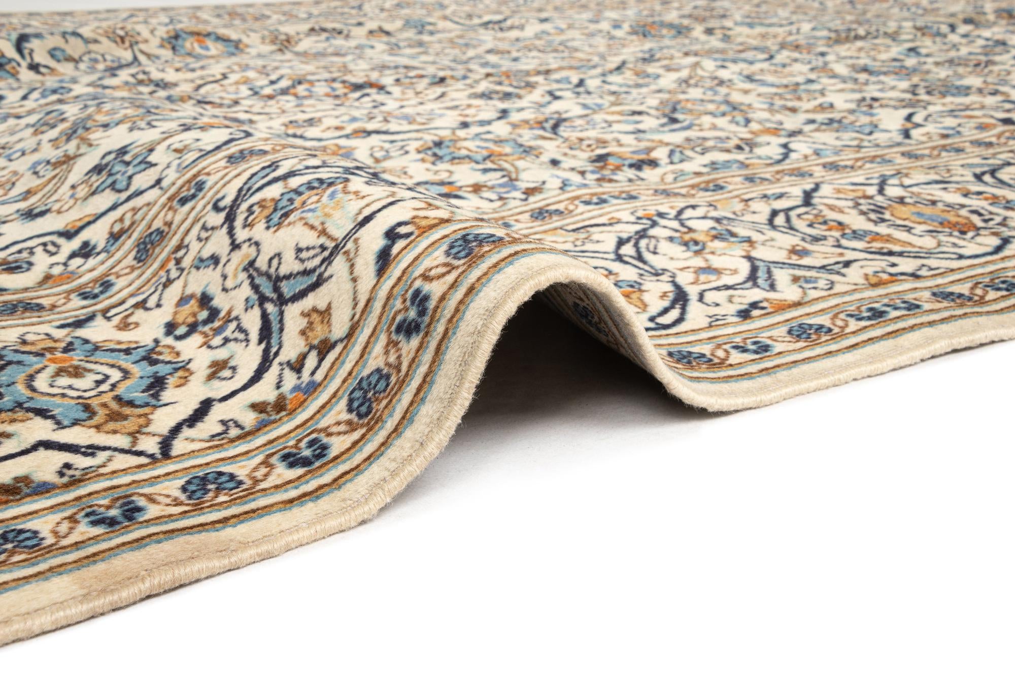6' 5 x 9' 10 Kashan Wool Rug