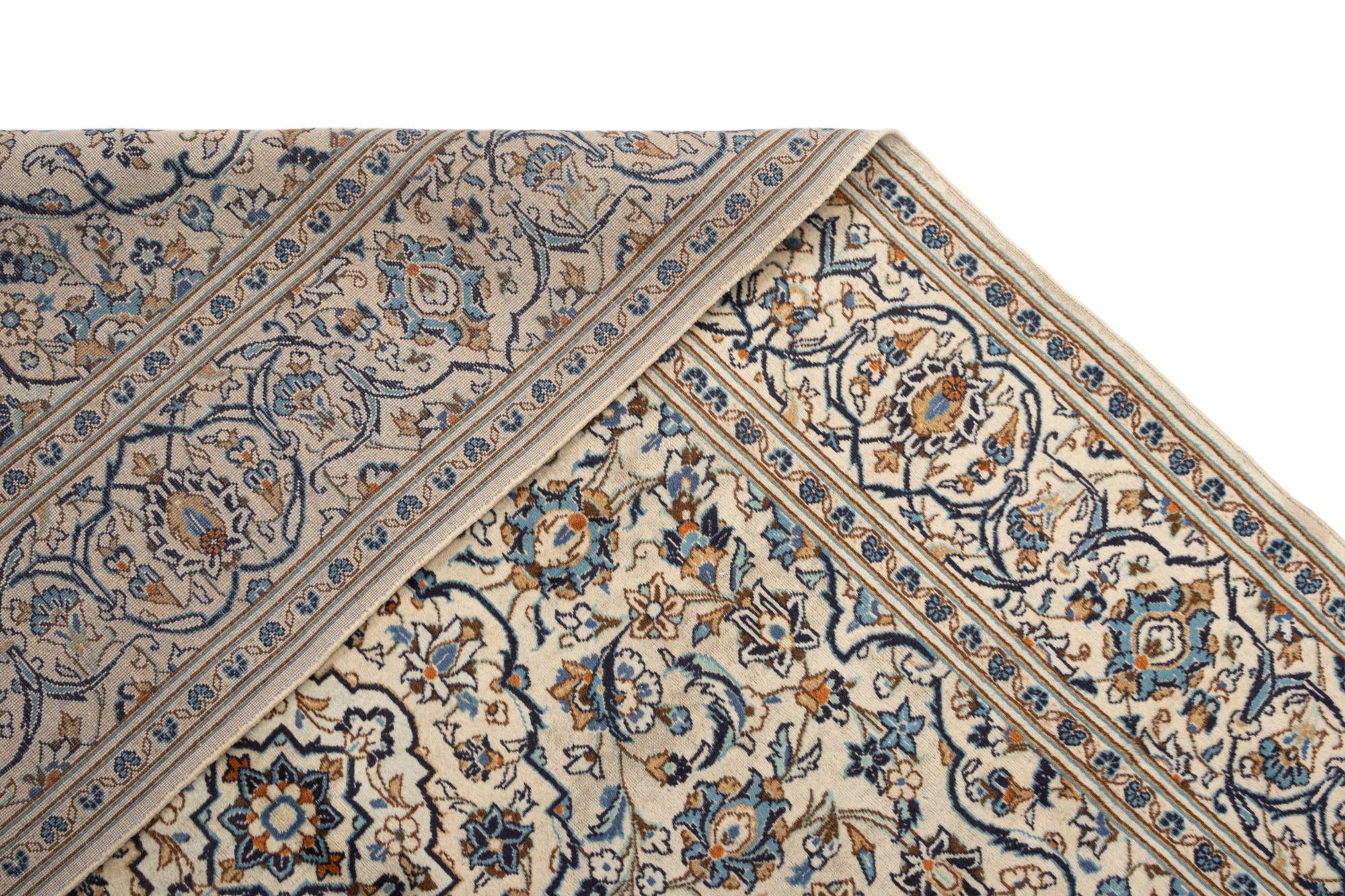6' 5 x 9' 10 Kashan Wool Rug