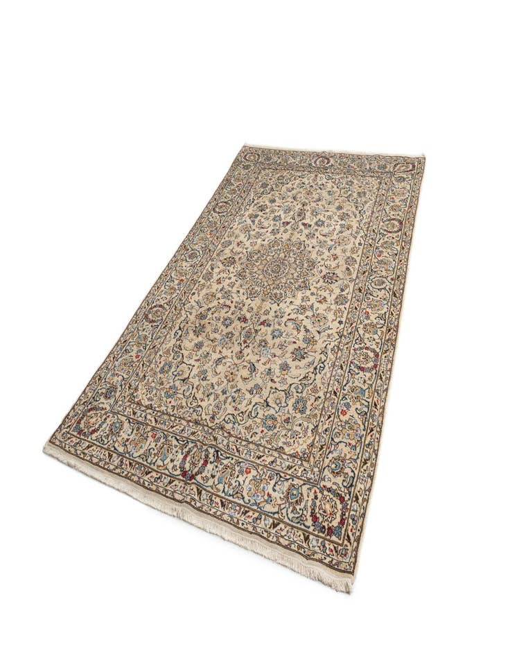 Detail image of 6' 7 x 10' Kashan Wool Rug
