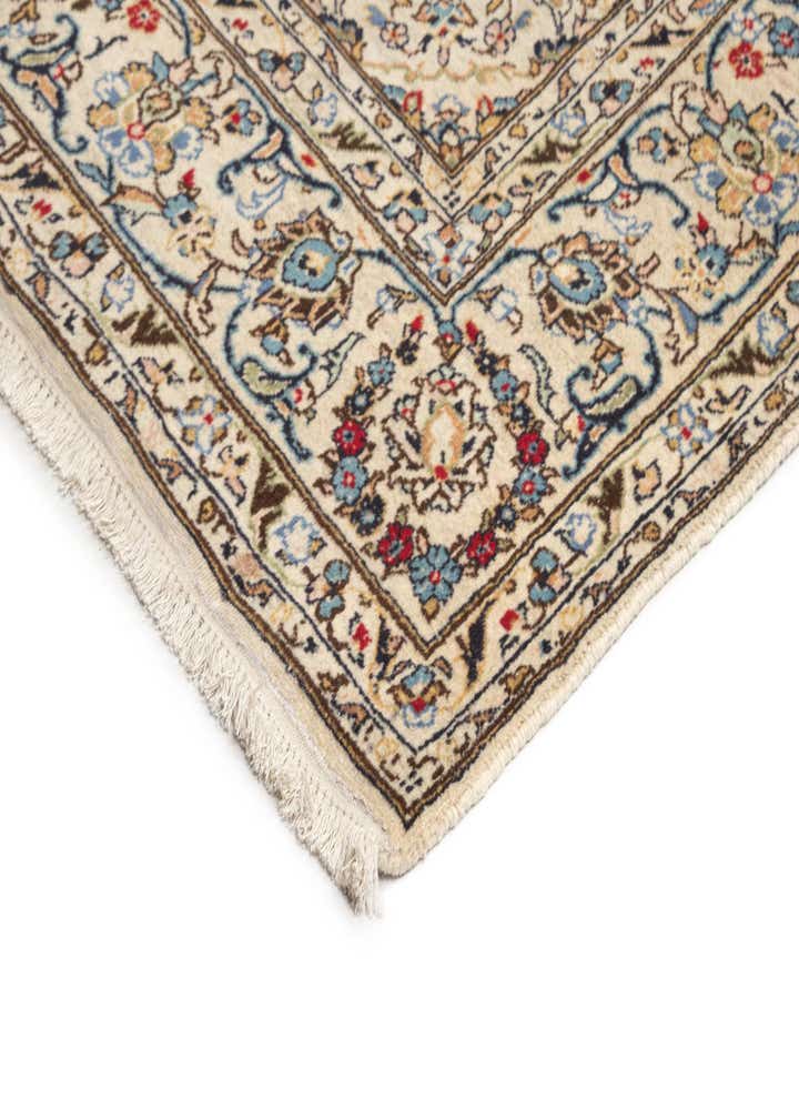 6' 7 x 10' Kashan Wool Rug