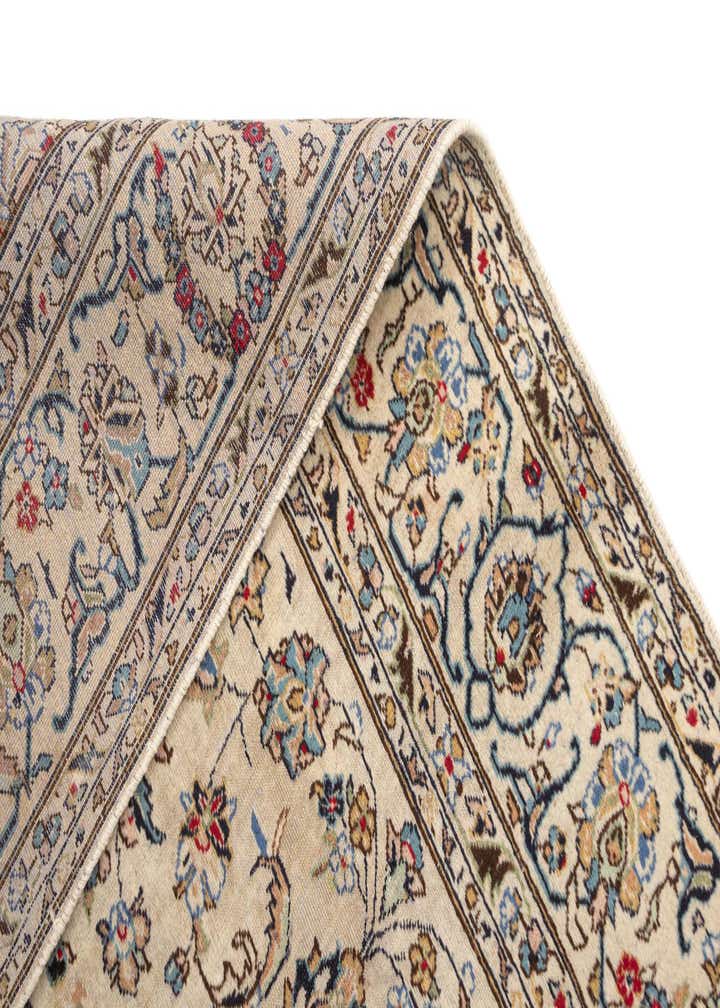 6' 7 x 10' Kashan Wool Rug