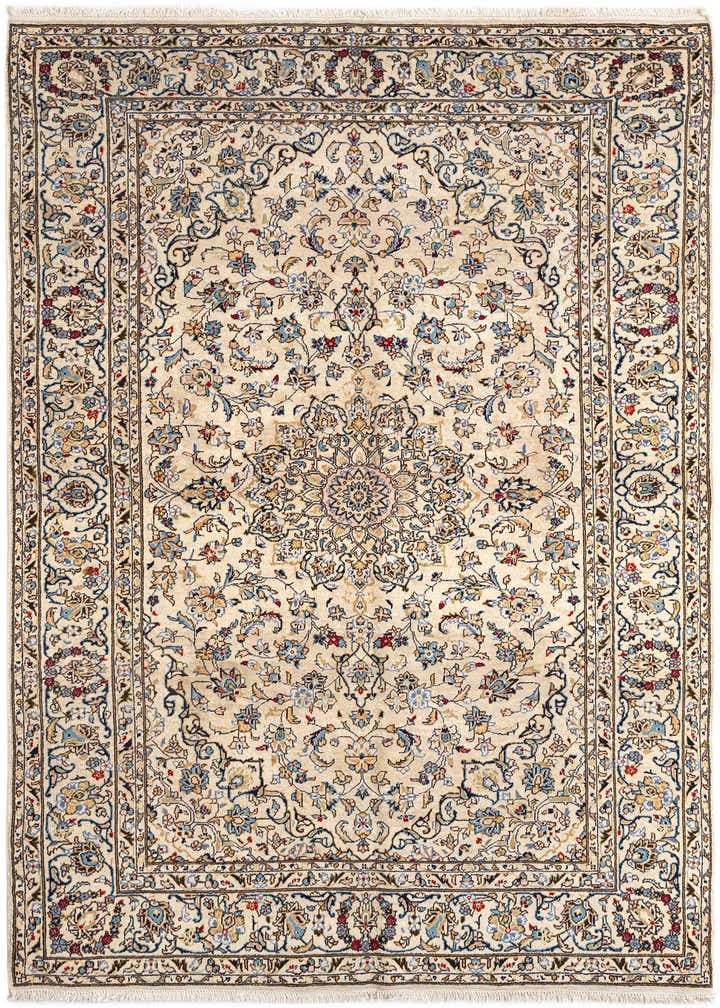 6' 7 x 10' Kashan Wool Rug