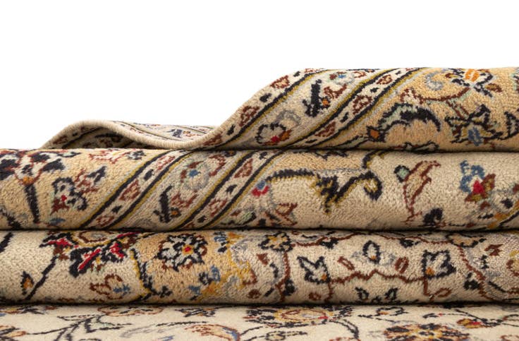 Detail image of 6' 4 x 9' 11 Kashan Wool Rug