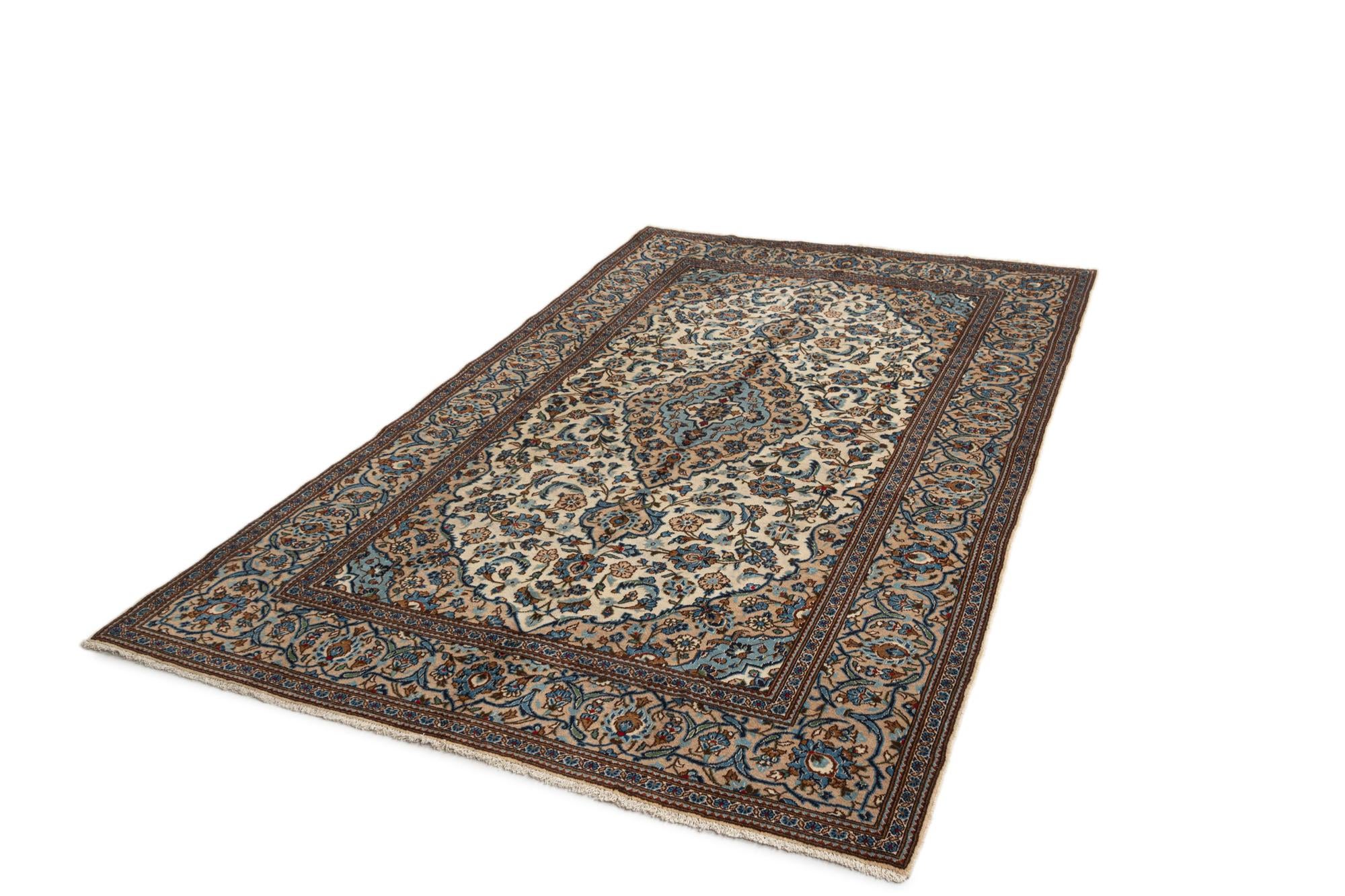 6' 4 x 10' 4 Kashan Wool Rug