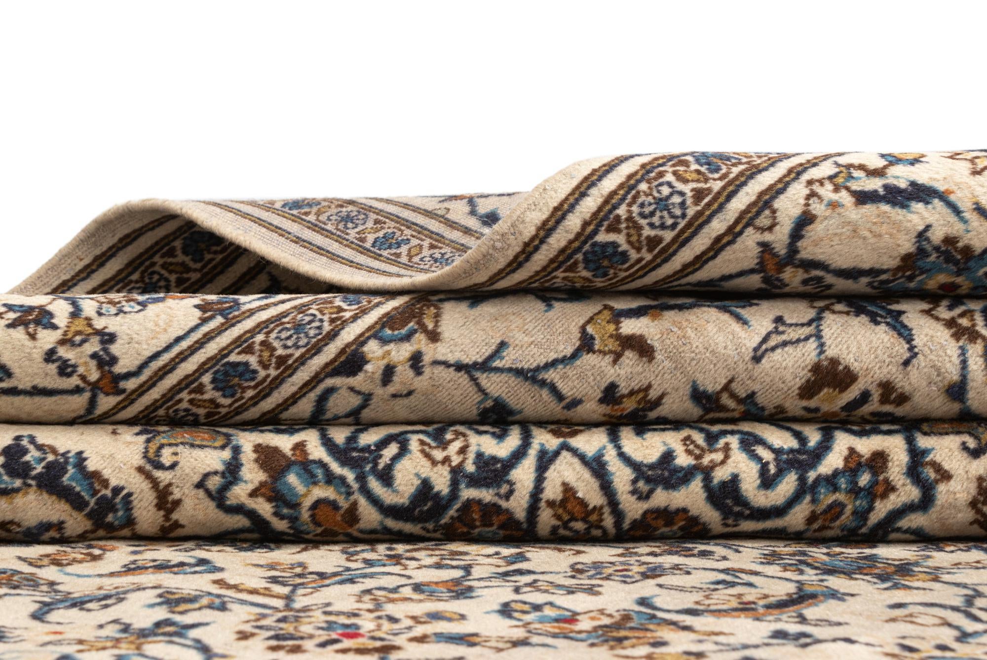 6' 4 x 9' 6 Kashan Wool Rug