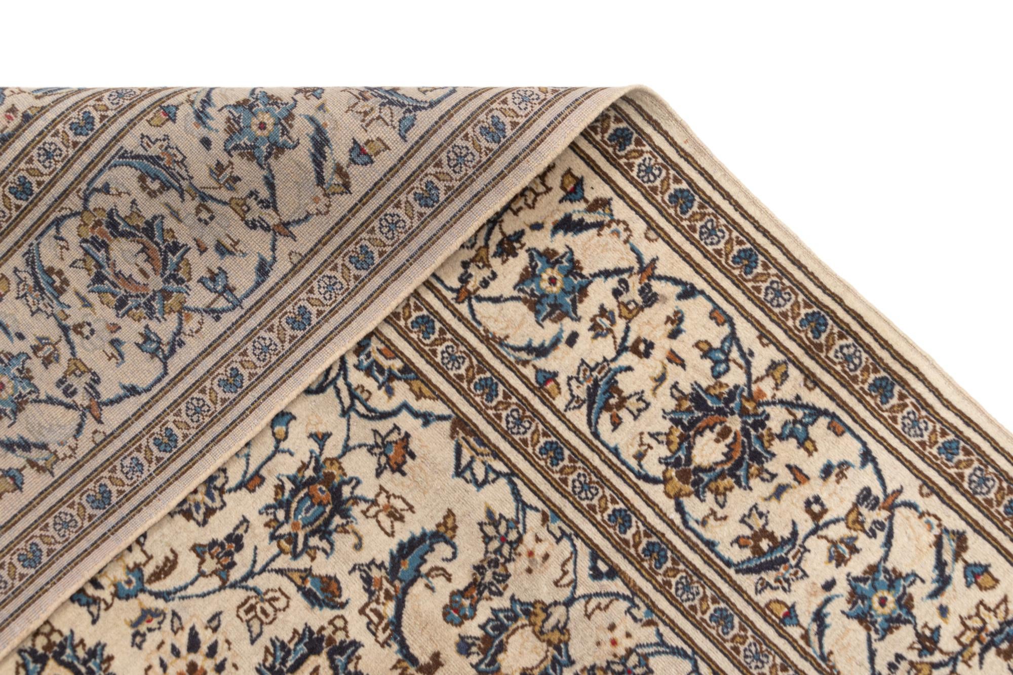 6' 4 x 9' 6 Kashan Wool Rug