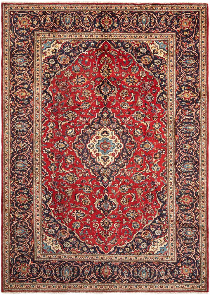 8' x 11' Kashan Wool Rug