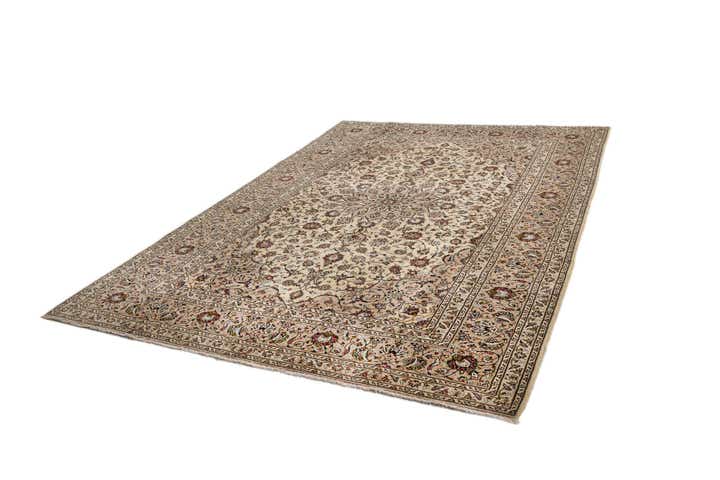 8' 2 x 11' 10 Kashan Wool Rug