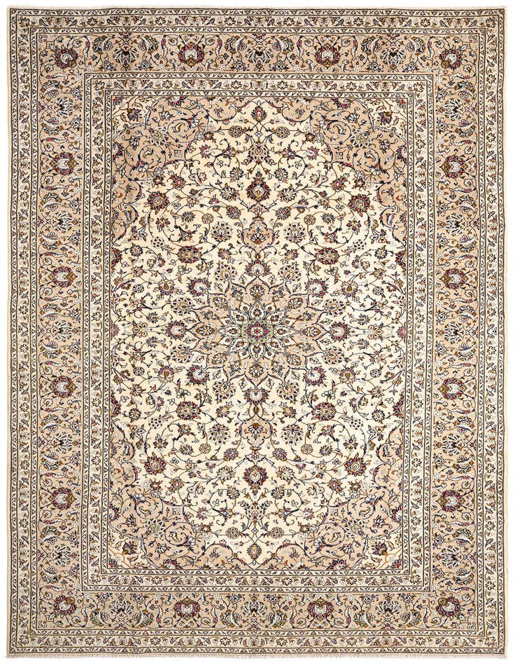 Detail image of 8' 2 x 11' 10 Kashan Wool Rug