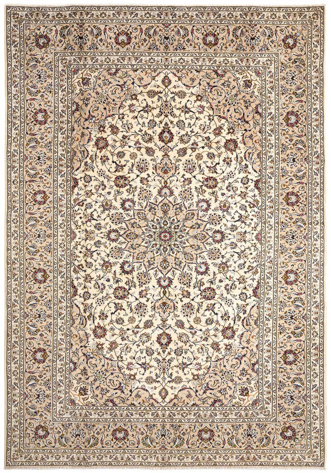 Detail image of 8' 2 x 11' 10 Kashan Wool Rug