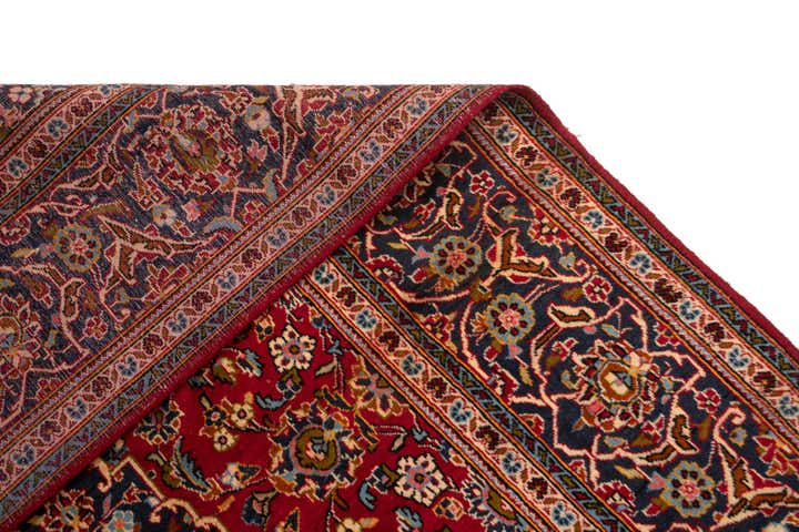 7' 11 x 11' 11 Kashan Wool Rug