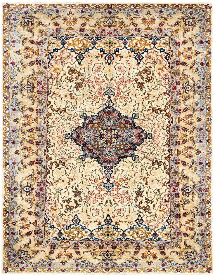 Detail image of 4' 5 x 6' 9 Kashan Rug