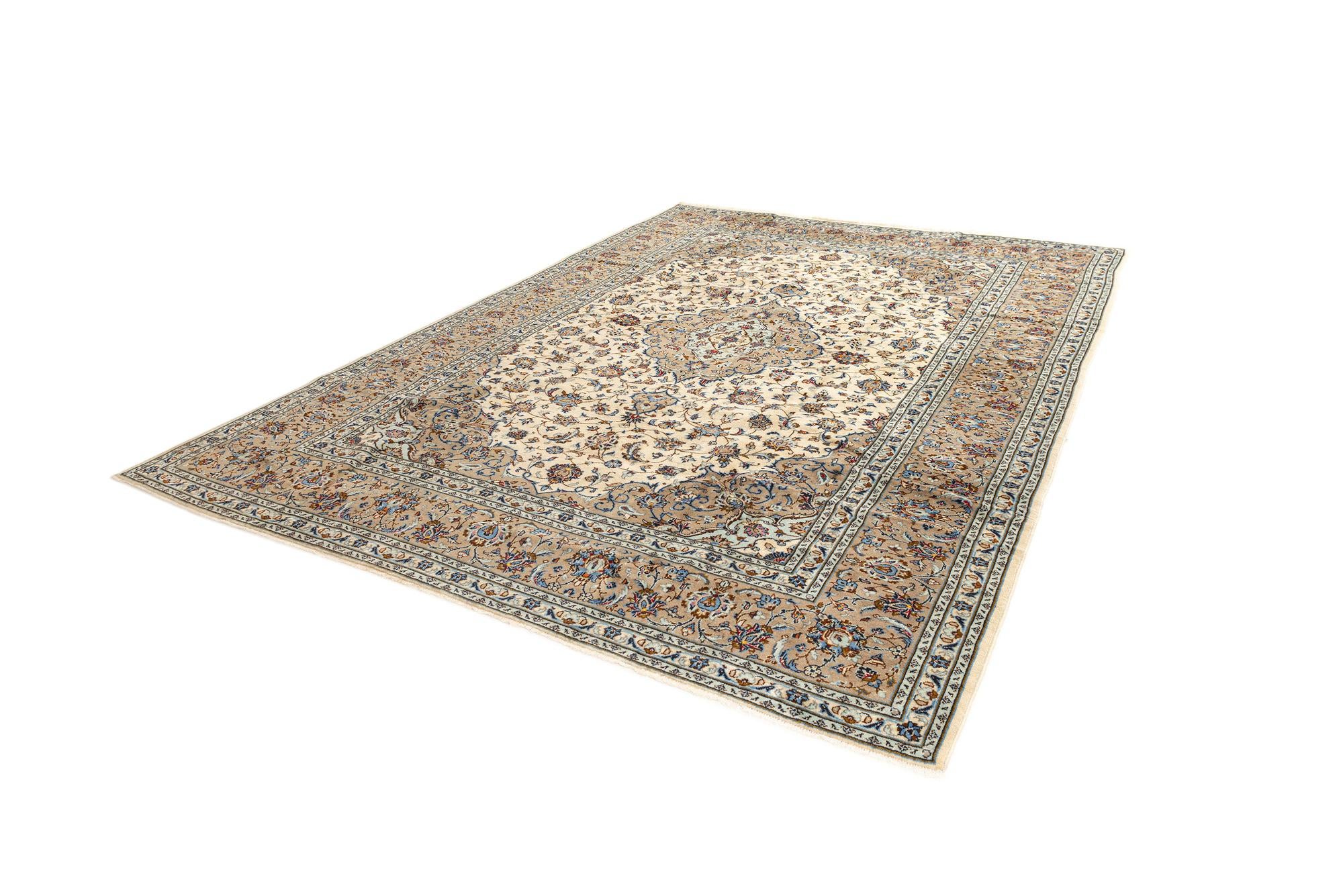 8' x 11' 3 Kashan Rug