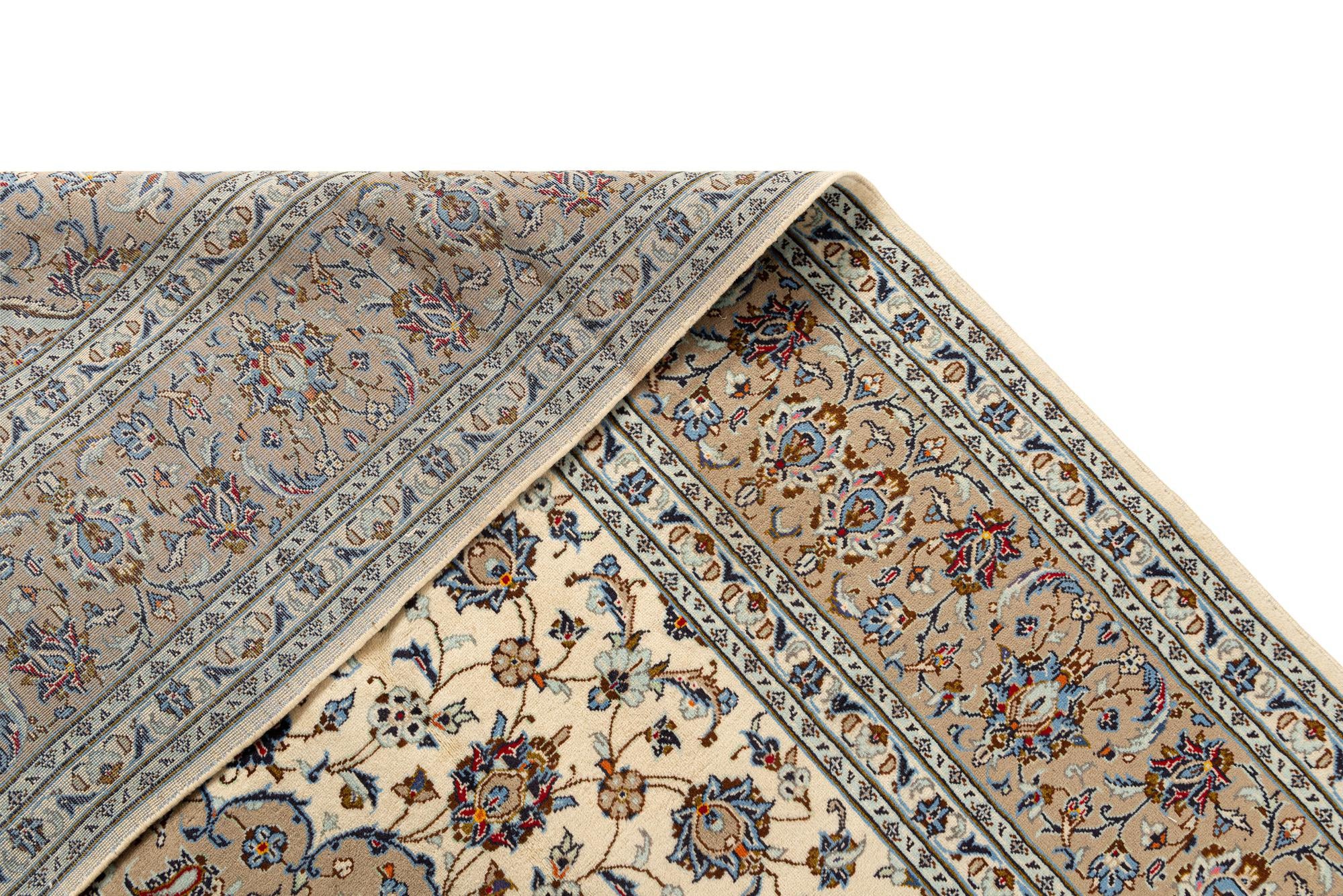 8' x 11' 3 Kashan Rug