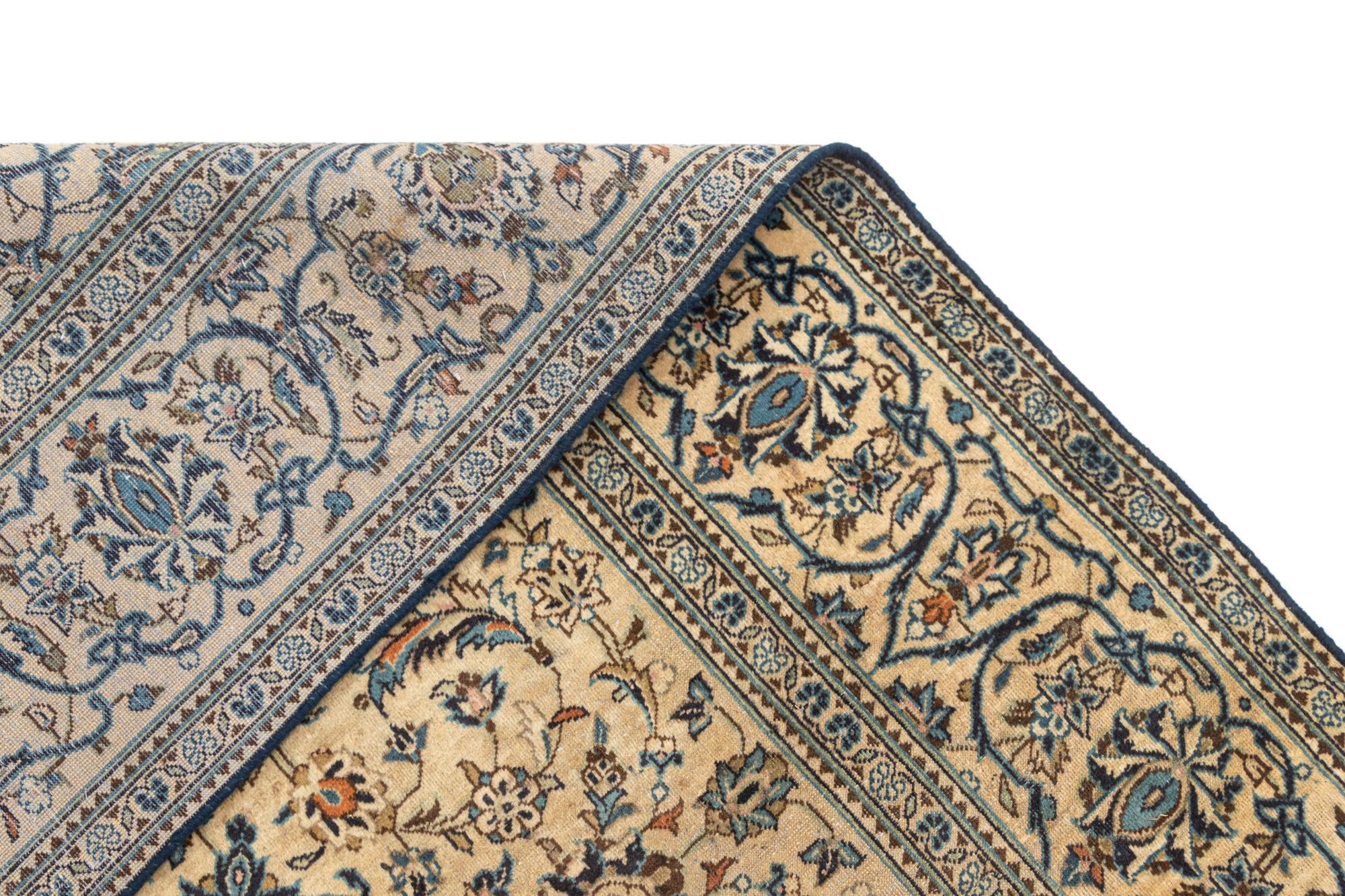 6' 3 x 9' 9 Kashan Wool Rug