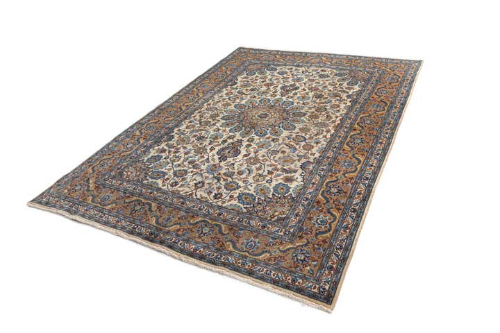 6' 7 x 9' 8 Kashan Wool Rug