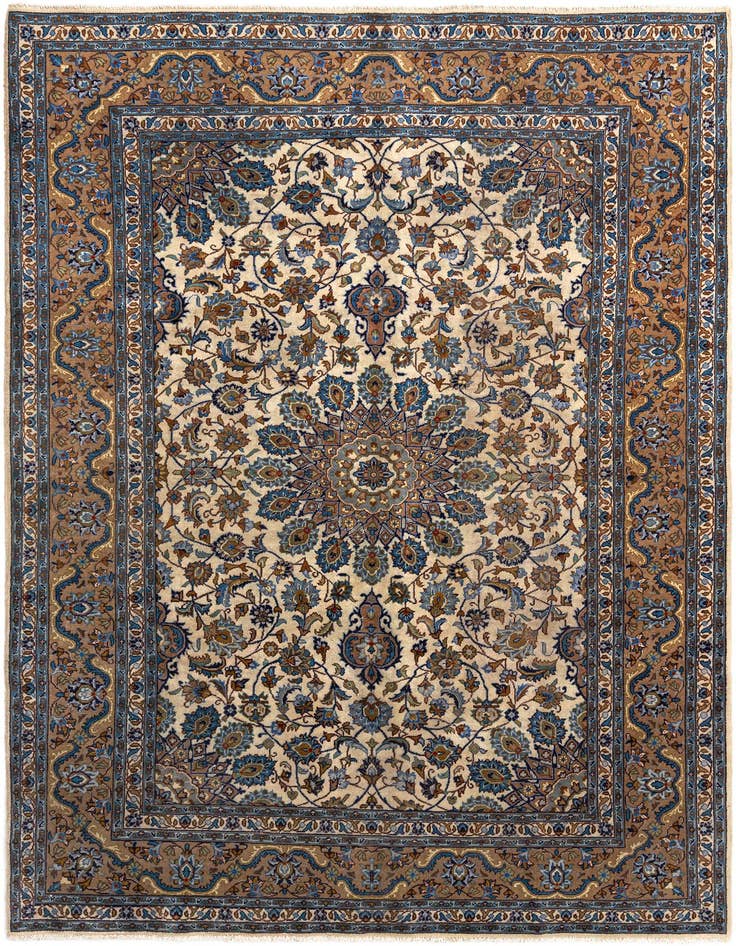 Detail image of 6' 7 x 9' 8 Kashan Wool Rug