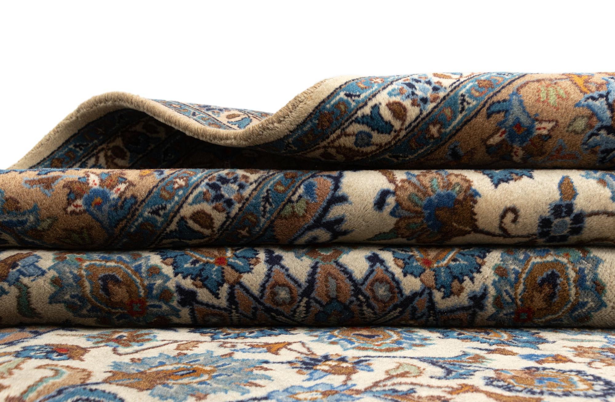 6' 7 x 9' 8 Kashan Wool Rug