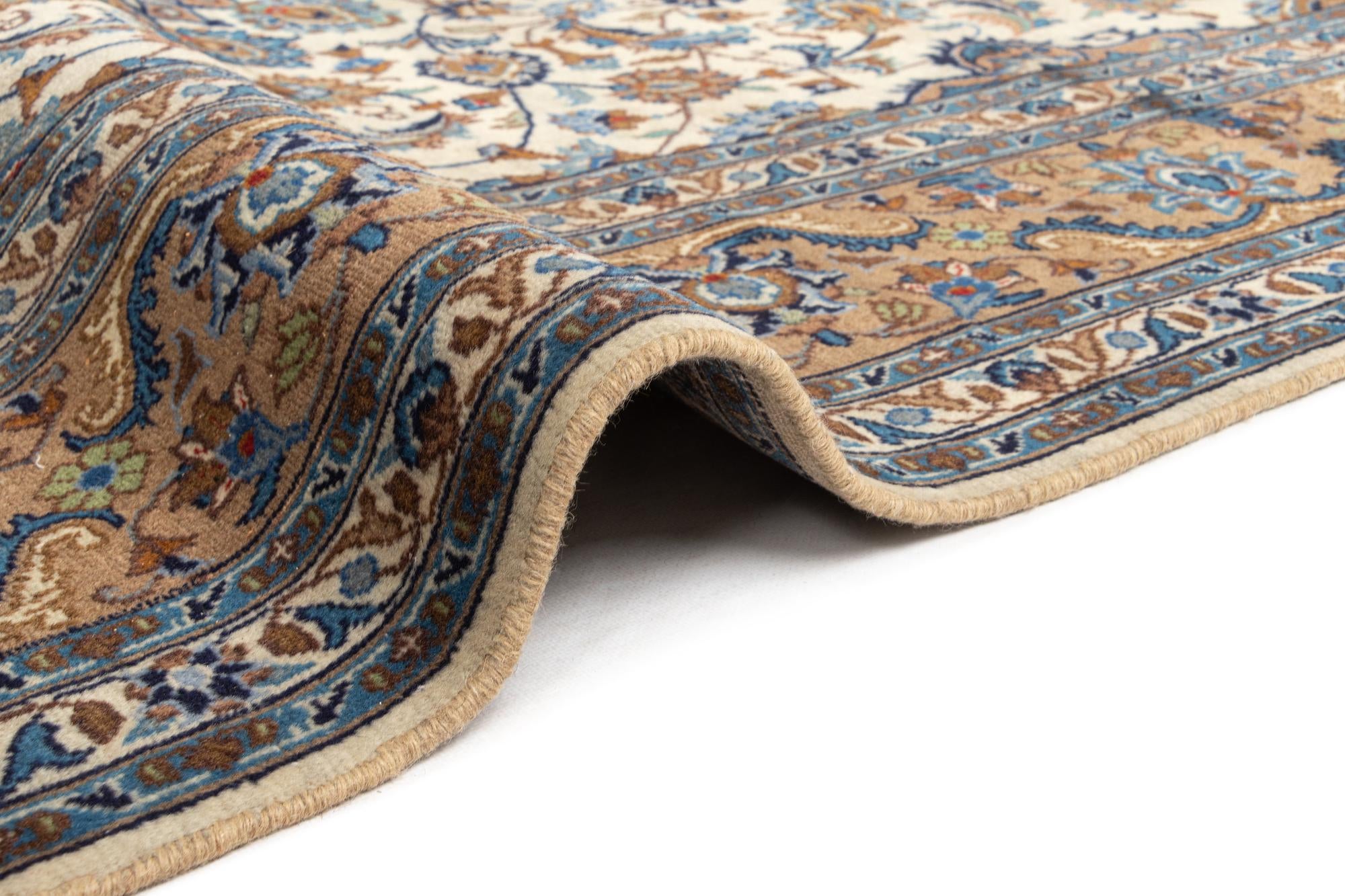 6' 7 x 9' 8 Kashan Wool Rug