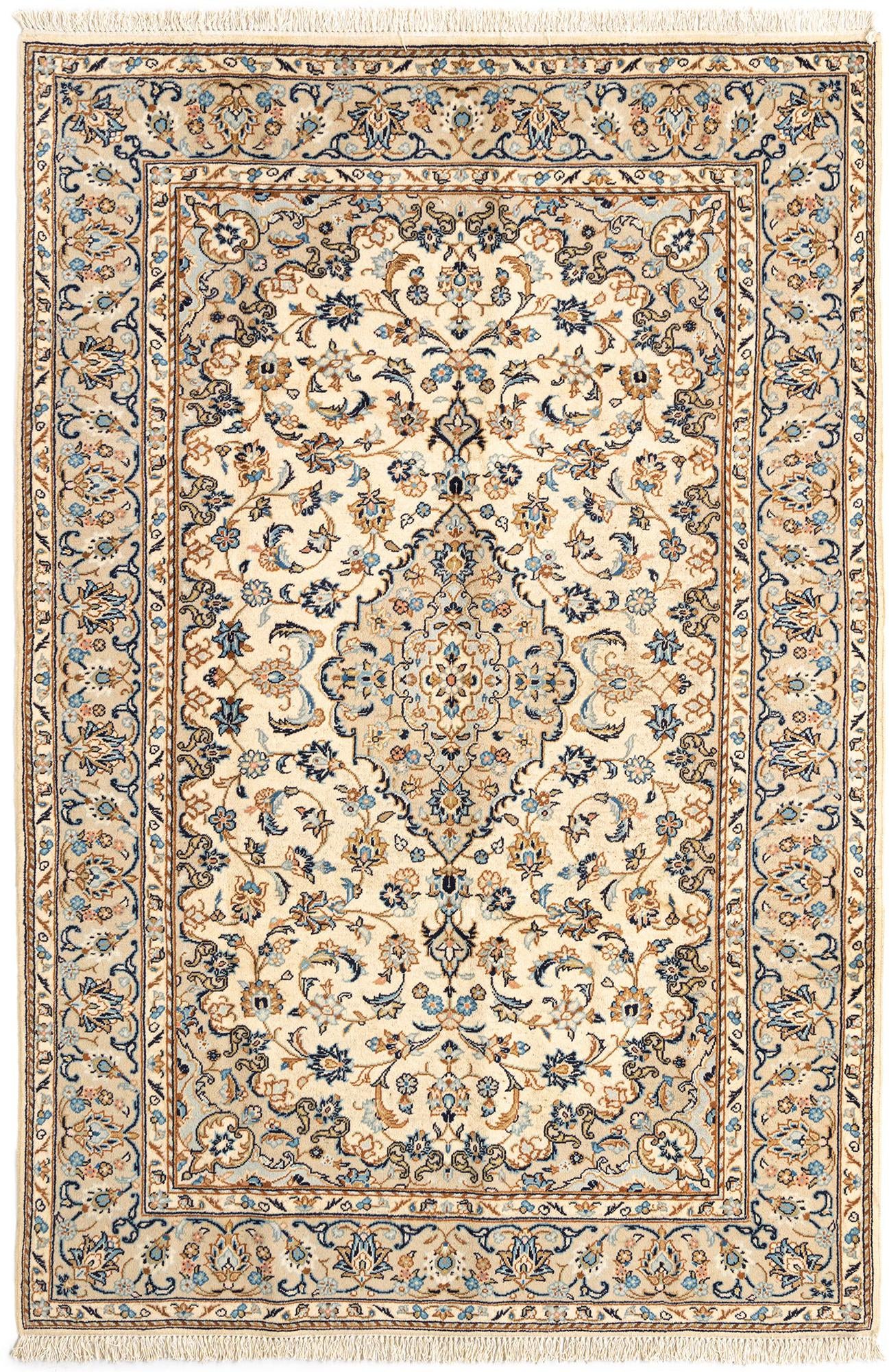 6' 5 x 9' 9 Kashan Wool Rug