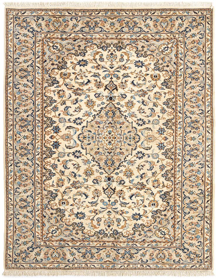 Detail image of 6' 5 x 9' 9 Kashan Wool Rug