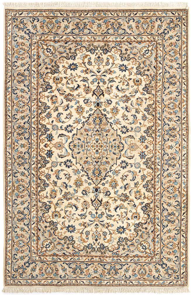 6' 5 x 9' 9 Kashan Wool Rug