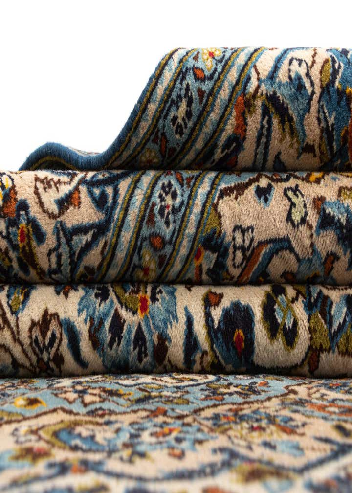 6' 7 x 10' 2 Kashan Wool Rug