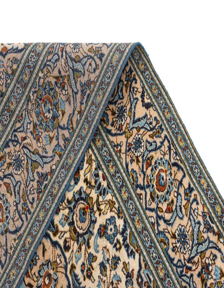 Detail image of 6' 7 x 10' 2 Kashan Wool Rug