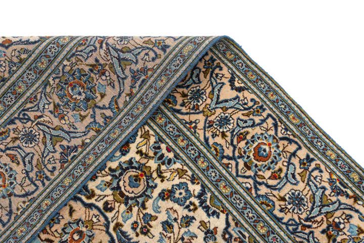 6' 7 x 10' 2 Kashan Wool Rug