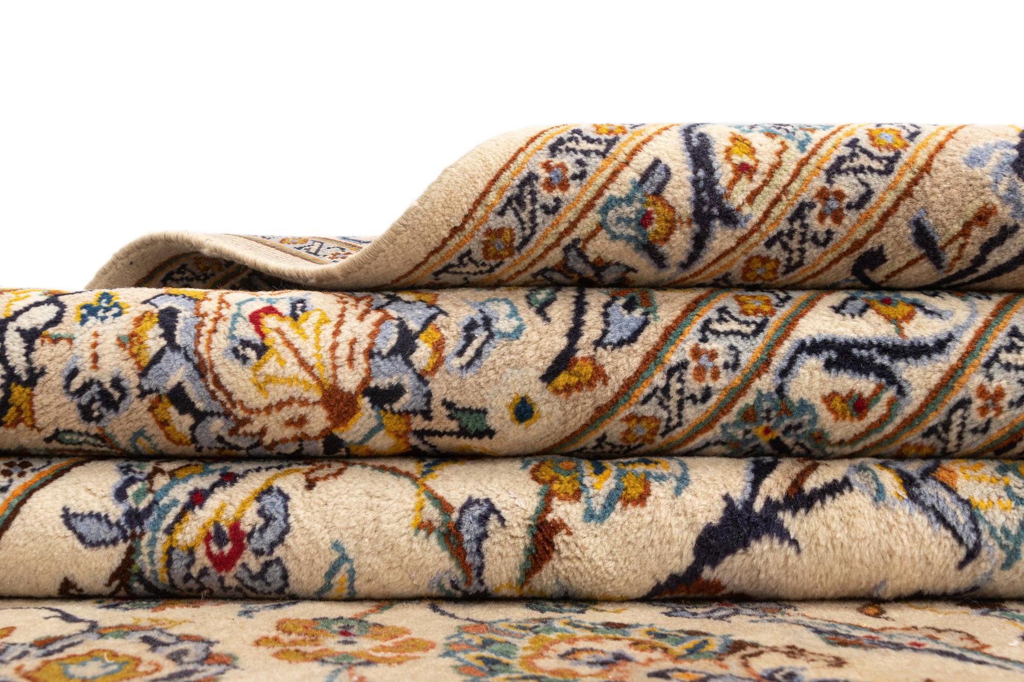 9' 10 x 13' 10 Kashan Wool Rug