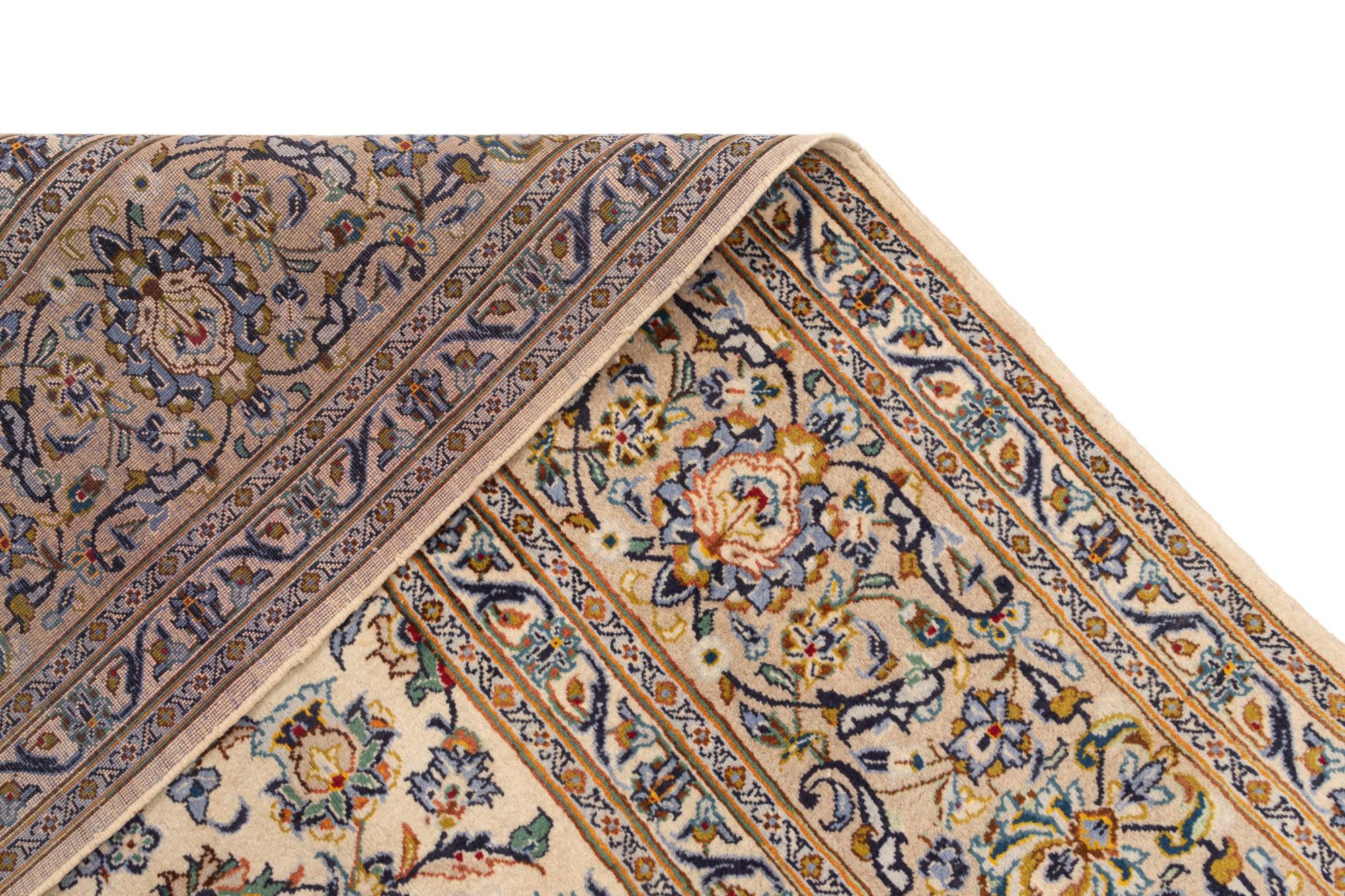 9' 10 x 13' 10 Kashan Wool Rug