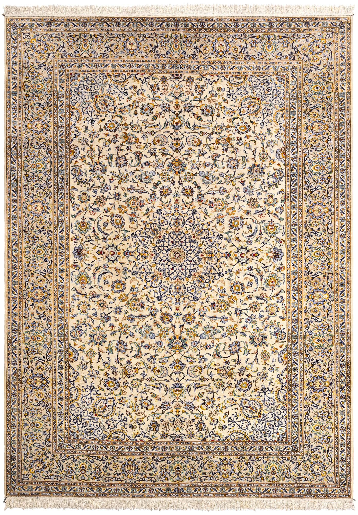 9' 10 x 13' 10 Kashan Wool Rug