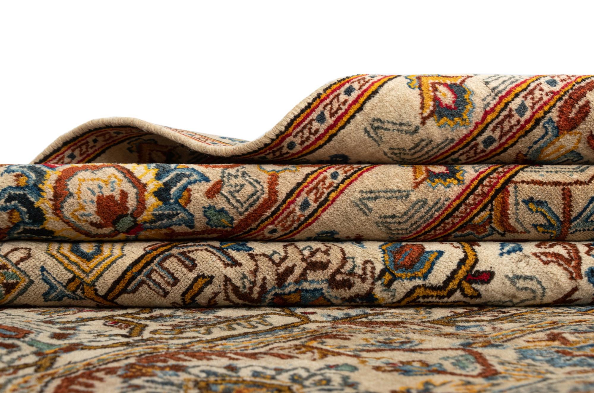 8' 7 x 11' 8 Kashan Wool Rug