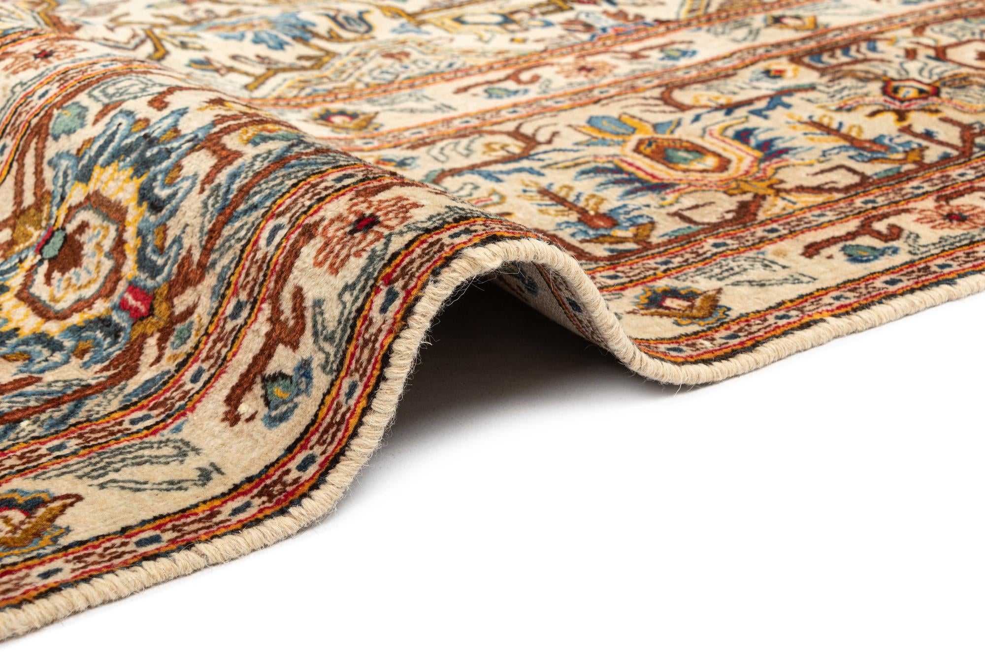8' 7 x 11' 8 Kashan Wool Rug