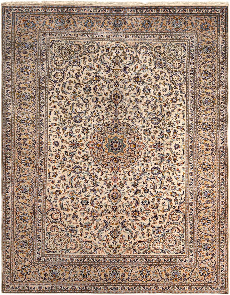 Detail image of 8' 4 x 12' 1 Kashan Wool Rug