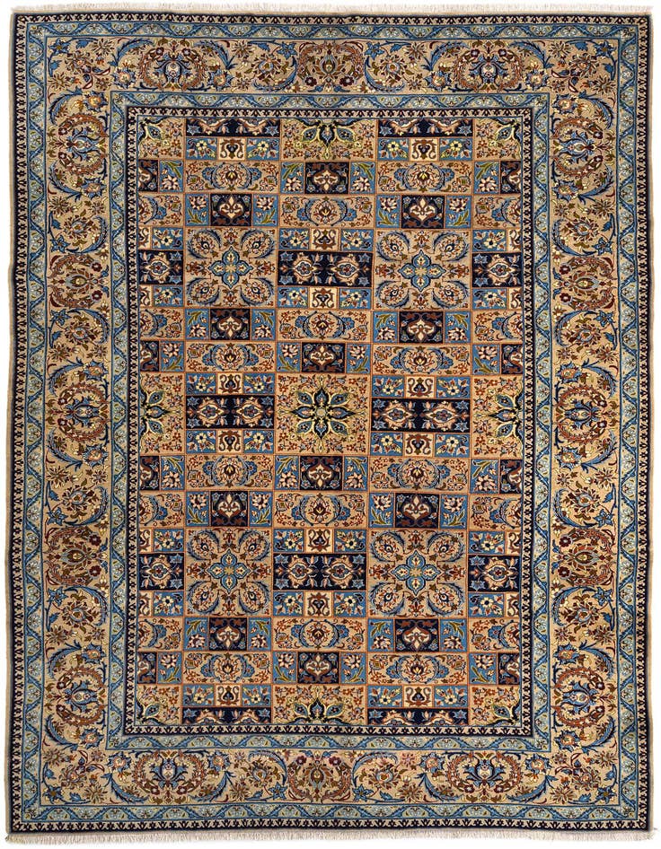 Detail image of 8' 11 x 13' 5 Kashan Wool Rug