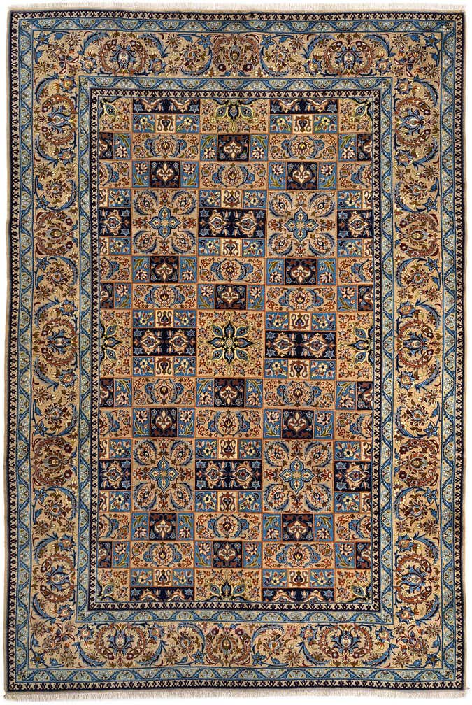 8' 11 x 13' 5 Kashan Wool Rug