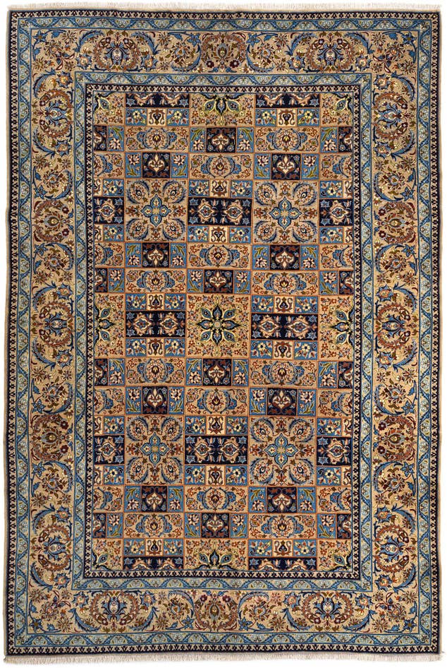 Detail image of 8' 11 x 13' 5 Kashan Wool Rug