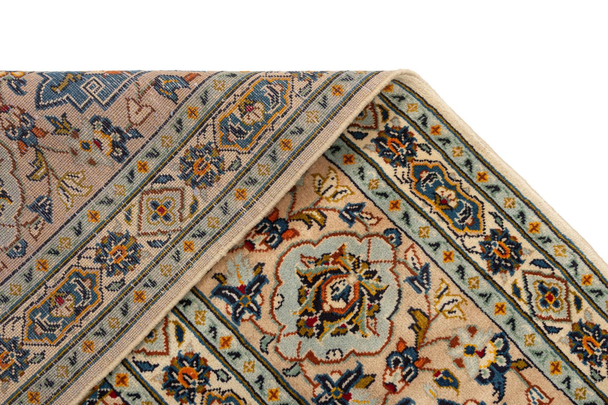 9' 5 x 13' 7 Kashan Wool Rug