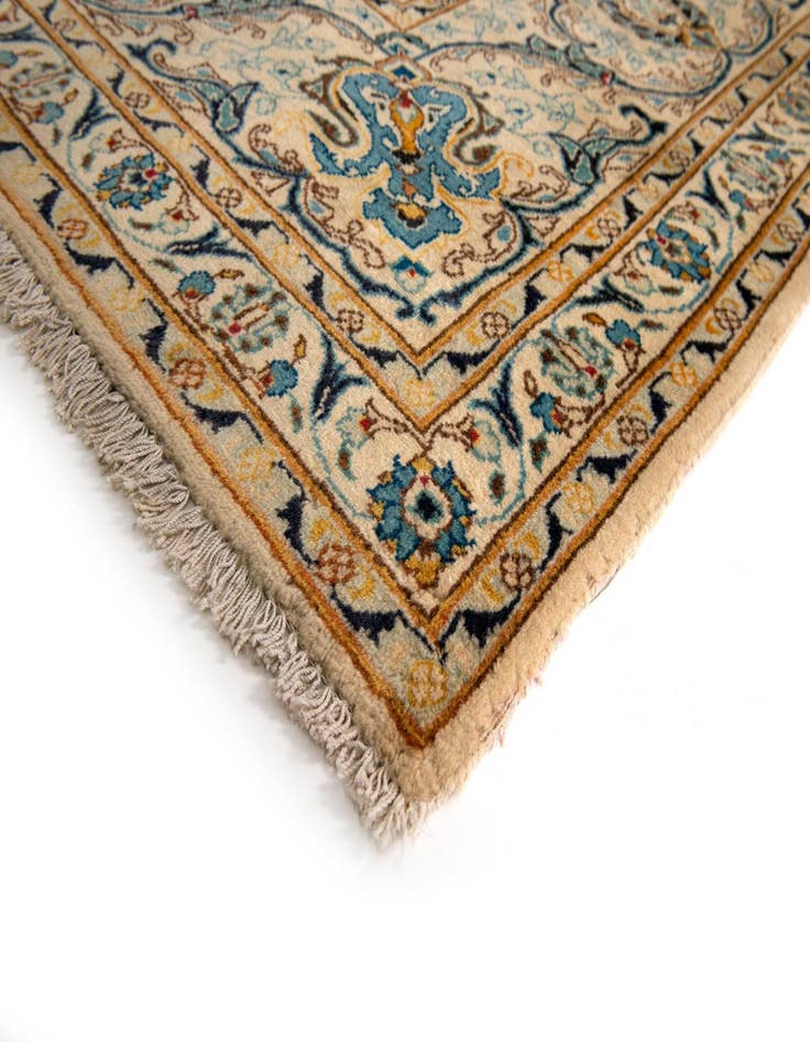 Detail image of 10' x 14' 1  Hand Knotted Kashan Persian Rug