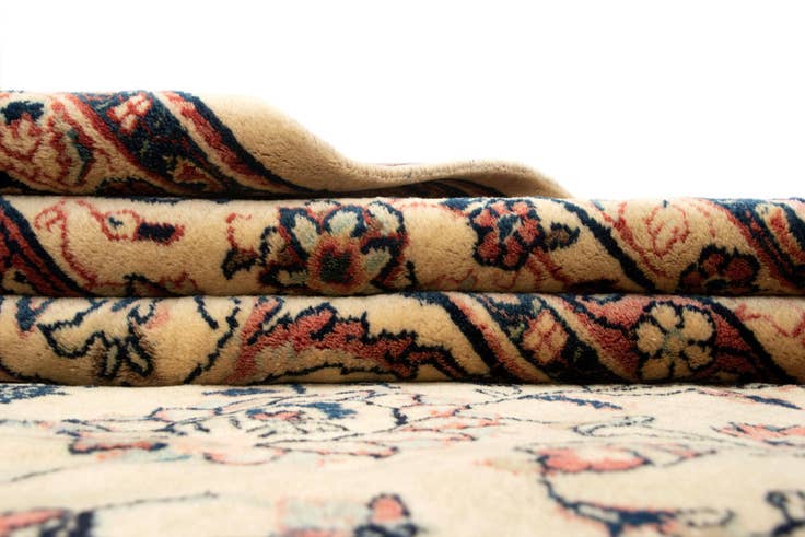 Detail image of 8' 11 x 12' 5 Hand Knotted Kashan Persian Wool Rug