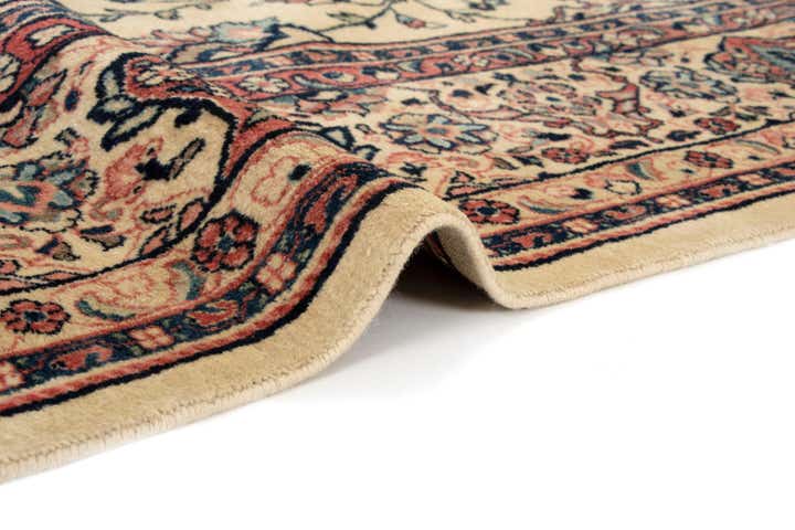 8' 11 x 12' 5 Hand Knotted Kashan Persian Wool Rug