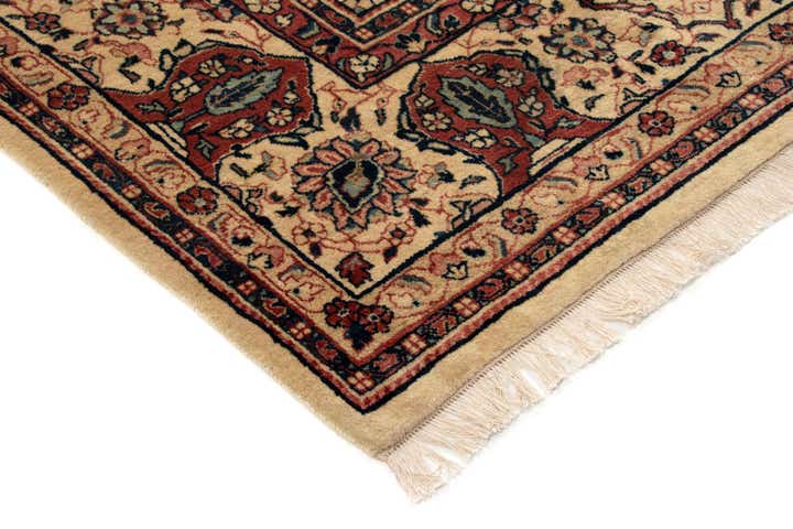 8' 11 x 12' 5 Hand Knotted Kashan Persian Wool Rug